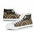 Kosrae High Top Shoes - Gold Tentacle Turtle 10