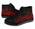 Vanuatu High Top Canvas Shoes - Red Tentacle Turtle 3