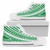 Polynesian High Top Shoes - Green Version 2