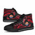 French Polynesia High Top Shoes - Symmetrical Lines 5