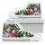 Nauru High Top Shoes White - Turtle Plumeria Banana Leaf Crest 6