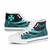 Wallis And Futuna Custom Personalised High Top Shoes Turquoise - Polynesian Tentacle Tribal Pattern 7 Wallis And Futuna Custom Personalised High Top Shoes Turquoise - Polynesian Tentacle Tribal Pattern 7