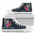 American Samoa Polynesian High Top Shoes - Tropical Flower 6