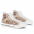 Wallis and Futuna High Top Shoes - Hibiscus Flowers Vintage Style 4