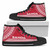 Samoa High Top Shoes - Polynesian Flag Chief Version 2