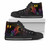Wallis and Futuna High Top Shoes - Butterfly Polynesian Style 1