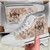 Tonga High Top Shoes - Hibiscus Flowers Vintage Style 7