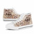 Tonga High Top Shoes - Hibiscus Flowers Vintage Style 10