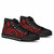 Wallis and Futuna High Top Shoes - Red Tentacle Turtle 4