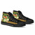 Tonga High Top Shoes - Polynesian Gold Patterns Collection 4