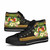 Tonga High Top Shoes - Polynesian Gold Patterns Collection 5