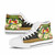Tonga High Top Shoes - Polynesian Gold Patterns Collection 10