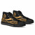 American Samoa High Top Shoes Gold - Polynesian Tentacle Tribal Pattern 3