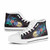 Hawaii High Top Shoes - Plumeria Flowers Style 10