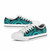 Fiji Low Top Canvas Shoes - Turquoise Tentacle Turtle 7
