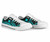 Nauru Low Top Canvas Shoes - Turquoise Tentacle Turtle 7