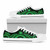 Northern Mariana Islands Low Top Canvas Shoes - Green Tentacle Turtle 5