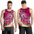 Samoa Custom Personalised Men Tank Top - Turtle Plumeria (Pink) 4
