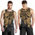 American Samoa Polynesian Men Tank - Gold Turtle 2