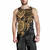 American Samoa Polynesian Men Tank - Gold Turtle 3