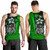 Federated States of Micronesia Men Tank Top Green - Turtle With Hook 1