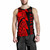 (Custom Personalised Text) Samoa Men Tank Tops - Samoa Coat Of Arm Red 4