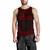 Society Islands Men Tank Top - Polynesian Chief Red Version 1