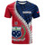 Samoa T-Shirt - Samoa Coat Of Arms With Polynesian Tattoo Flag Style