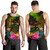 Fiji Polynesian Personalised Men Tank Top - Hibiscus and Banana Leaves 4