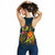 American Samoa Polynesian Personalised Women Racerback Tank - Legend of American Samoa (Blue) 3