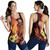 Tahiti Custom Personalised Women Racerback Tank - Tribal Tuna Fish 4