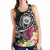 Hawaii Polynesian Women Racerback Tank - Hawaii Seal With Turtle Plumeria (Black) 2 Hawaii Polynesian Women Racerback Tank - Hawaii Seal With Turtle Plumeria (Black) 2