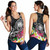 Hawaii Polynesian Women Racerback Tank - Turtle Plumeria (Black) 4