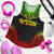 Austral Islands Women Racerback Tank - Polynesian Chief Reggae Version 5
