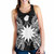 Nauru Polynesian Women Tank Top Map Black 1