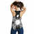 Nauru Polynesian Women Tank Top Map Black 2