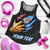 Fiji Personalised Women Racerback Tank - Fiji In Me (Black) 1