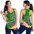 Polynesian Women Racerback Tank - Turtle Plumeria Green Color 4