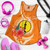 New Caledonia Polynesian Custom Personalised Women Racerback Tank - Orange Floral With Seal 3