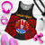 Tahiti Polynesian Custom Personalised Women Racerback Tank - Tahitians Spirit 5