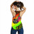 Samoa Women Racerback Tank - Polynesian Hook And Hibiscus (Reggae) 2