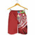 The Philippines Men Shorts - Summer Plumeria (Red) 2