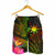 The Philippines Polynesian Men Shorts - Hibiscus and Banana Leaves 2