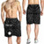 Marshall Personalised Men Shorts - Marshall Seal With Polynesian Tattoo Style ( Black) 1