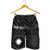 Marshall Personalised Men Shorts - Marshall Seal With Polynesian Tattoo Style ( Black) 2