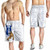 Guam Men Shorts - Chamorro With Puntan Blue Color 4
