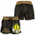 New Caledonia Women Shorts - Polynesian Gold Patterns Collection 4