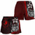 Yap Micronesia Women Shorts Red - Turtle With Hook 3