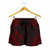 Marquesas Islands Women Shorts - Polynesian Chief Red Version 1