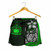 Samoa Polynesian Women Shorts Green - Turtle With Hook 2 Samoa Polynesian Women Shorts Green - Turtle With Hook 2
